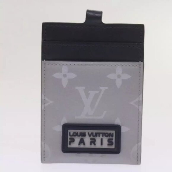 LOUIS VUITTON Monogram Satellite Alpha Pouch Silver - Picture 1 of 16